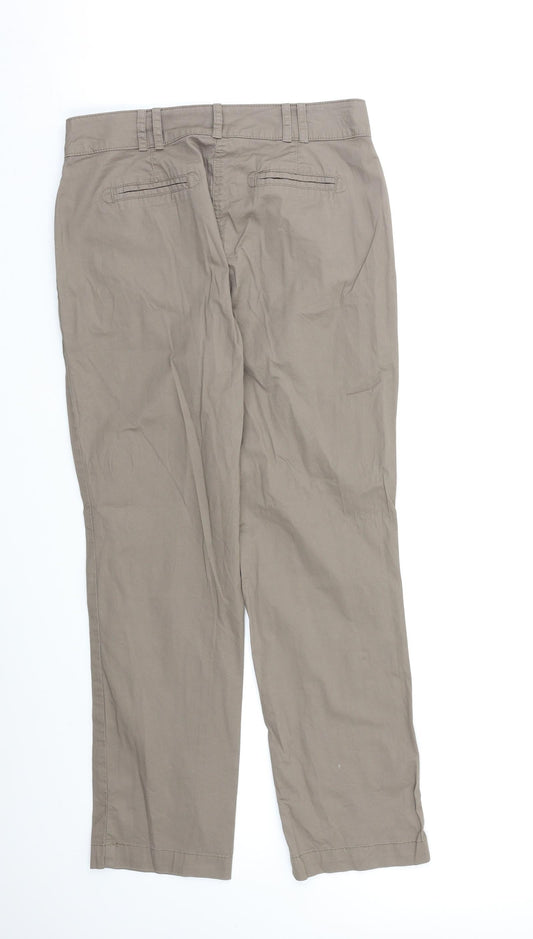 Debenhams Womens Brown   Carrot Trousers Size 12 L26 in