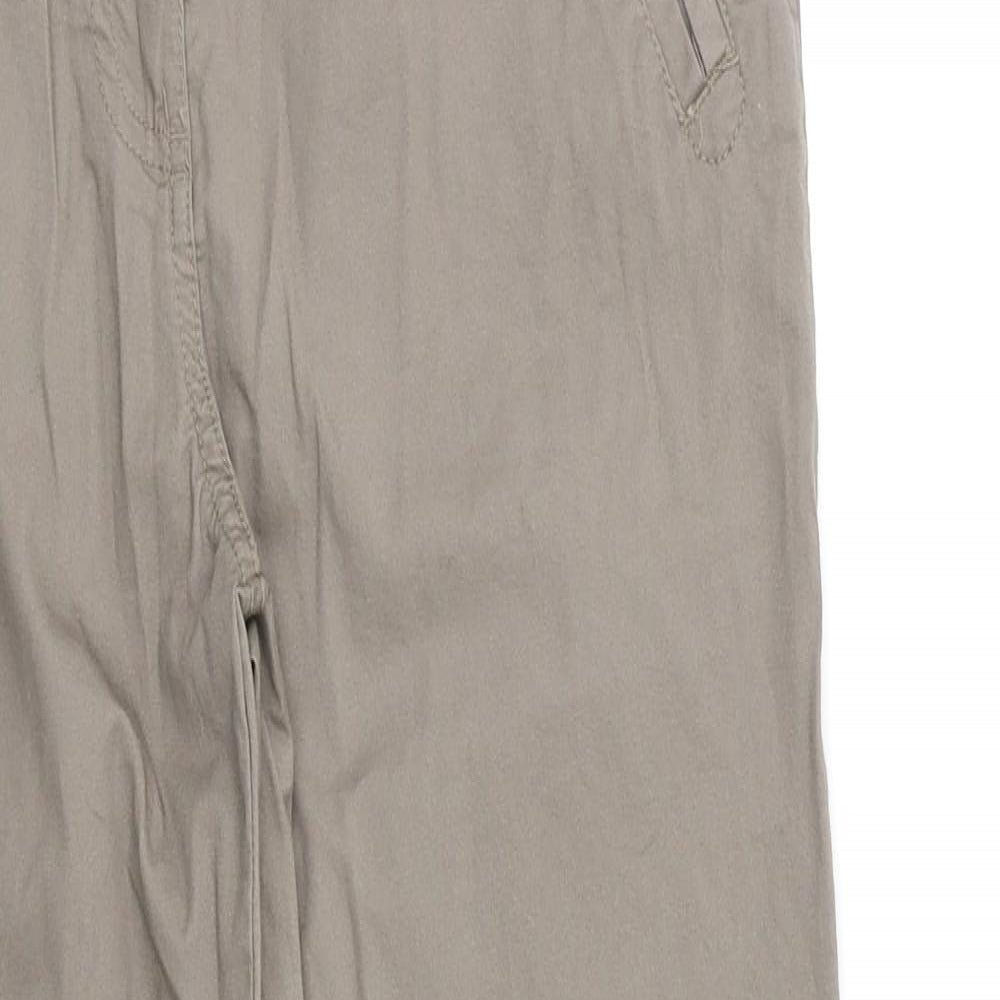 Debenhams Womens Brown   Carrot Trousers Size 12 L26 in