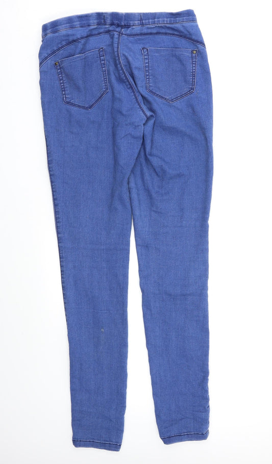 Denim & Co. Womens Blue   Jegging Jeans Size 10 L26 in