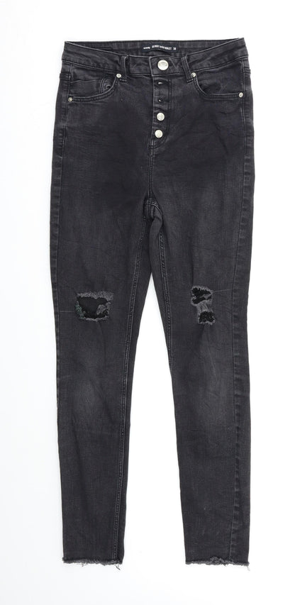 Sinsay Womens Black   Skinny Jeans Size 8 L29 in