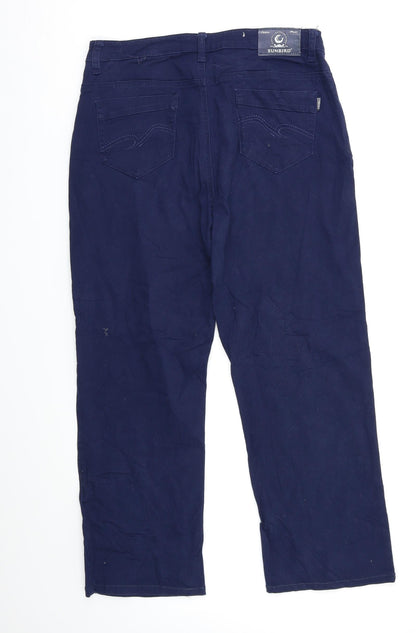 Womens UK Size 14 Sunbird Regular Fit Bootcut Blue Jeans