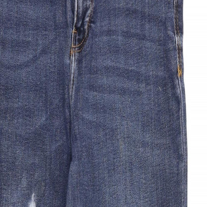 Zara Womens Blue   Straight Jeans Size 8 L28 in