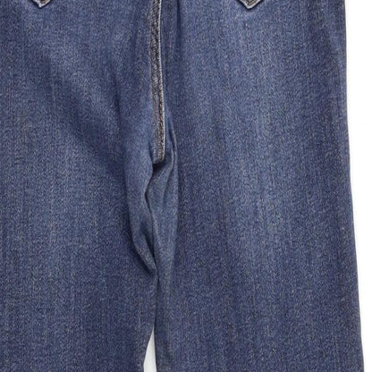 Zara Womens Blue   Straight Jeans Size 8 L28 in