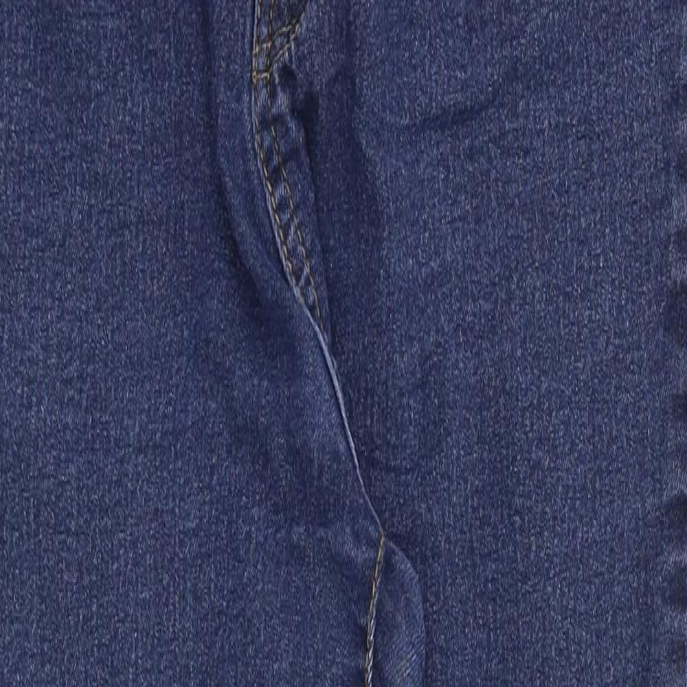 PRETTYLITTLETHING Womens Blue   Skinny Jeans Size 14 L26 in