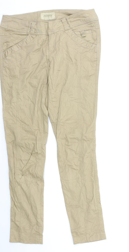 Authentic Womens Beige   Trousers  Size 12 L28 in
