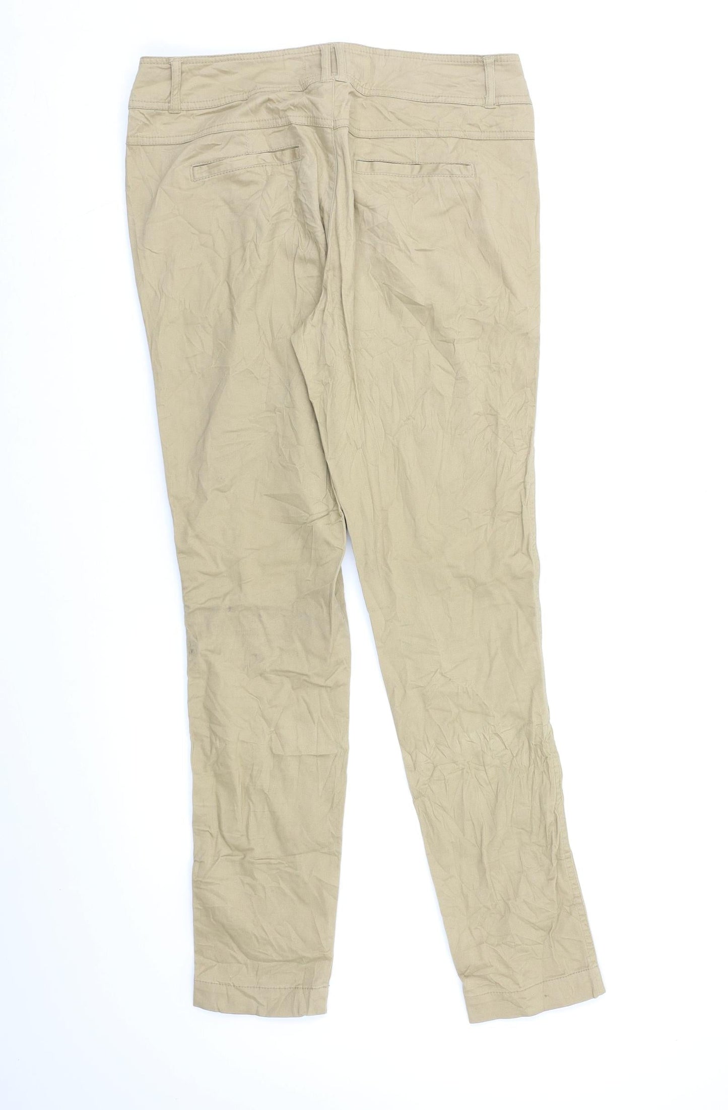 Authentic Womens Beige   Trousers  Size 12 L28 in
