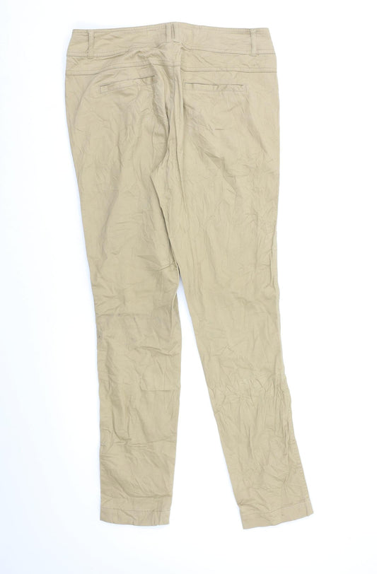 Authentic Womens Beige   Trousers  Size 12 L28 in