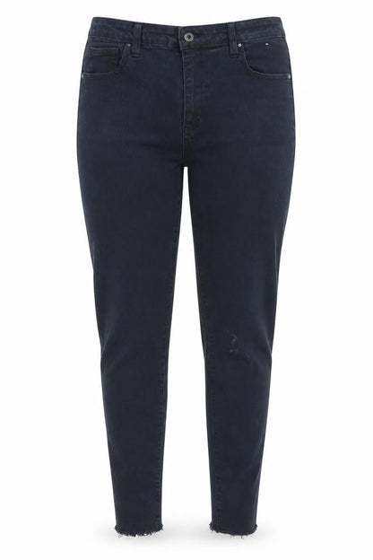 Womens UK Size 12 Denim & Co. Regular Fit Skinny Black Jeans