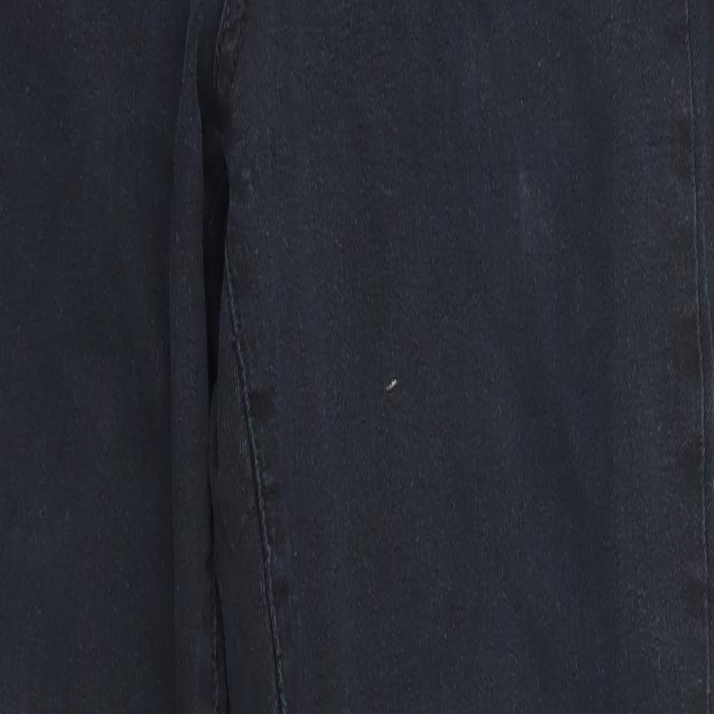 Denim & Co. Womens Black   Skinny Jeans Size 12 L29 in