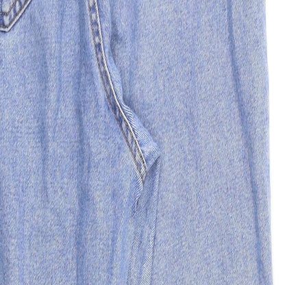 Denim & Co. Womens Blue   Straight Jeans Size 10 L26 in