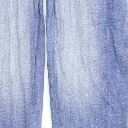 Womens UK Size 10 Preworn Regular Fit Skinny Blue Jeans
