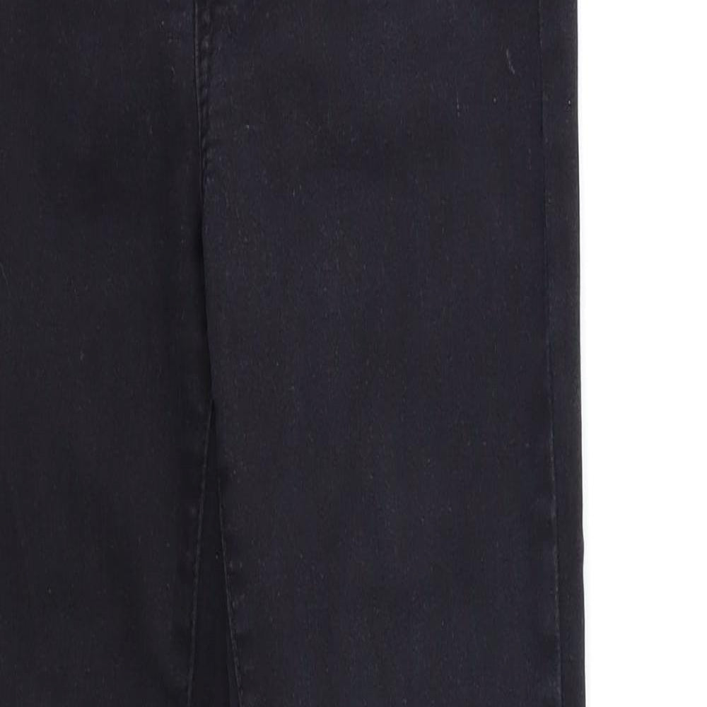 Denim & Co. Womens Black   Skinny Jeans Size 8 L25 in