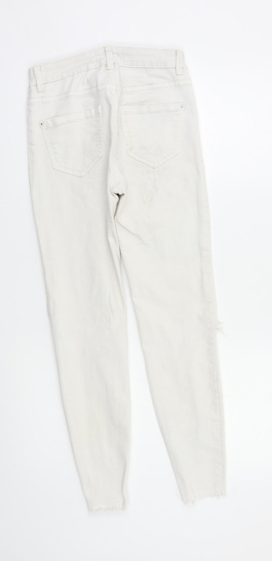 New Look Womens White   Skinny Jeans Size 6 L26 in