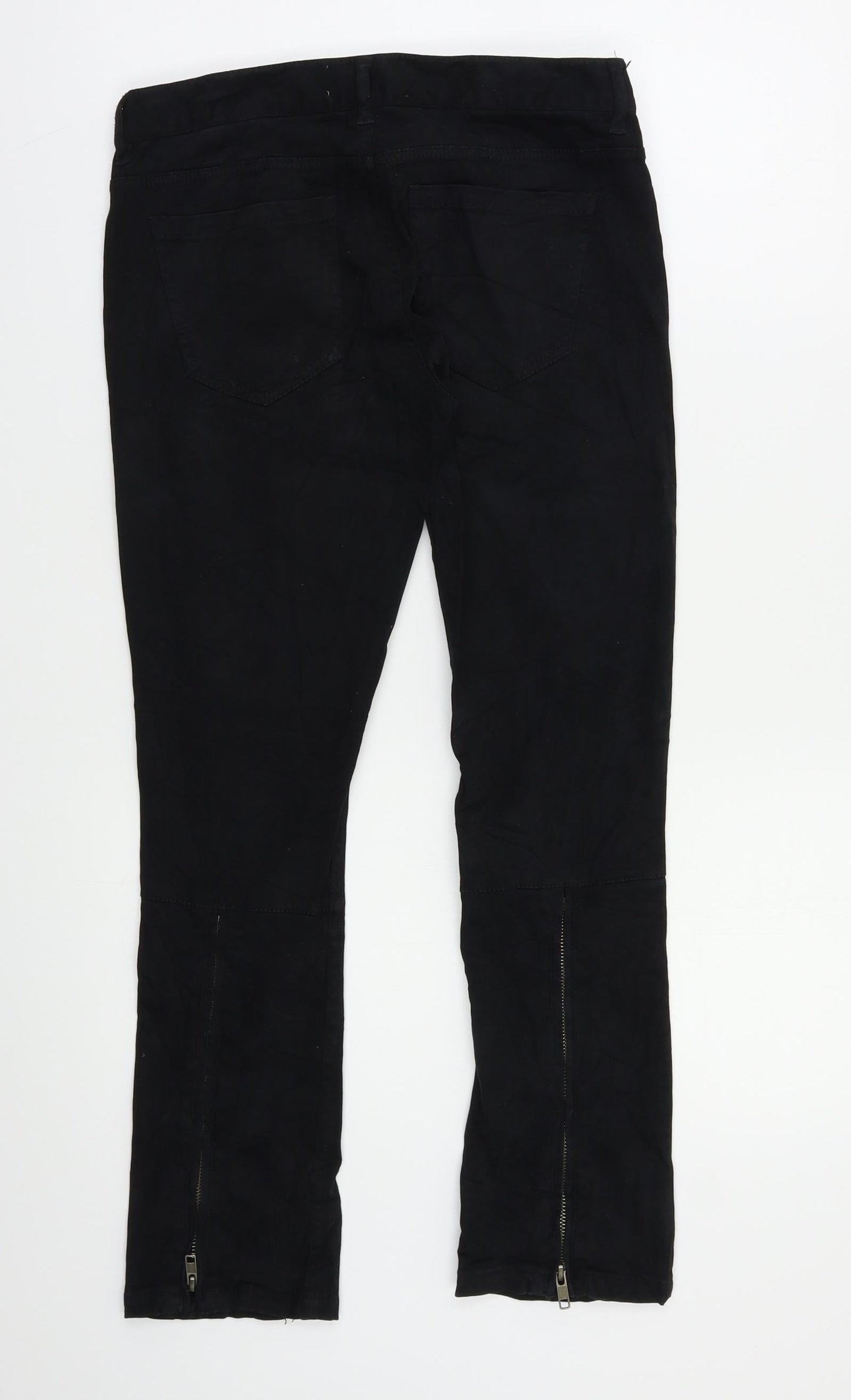 Womens UK Size 8 H&M Regular Fit Skinny Black Jeans