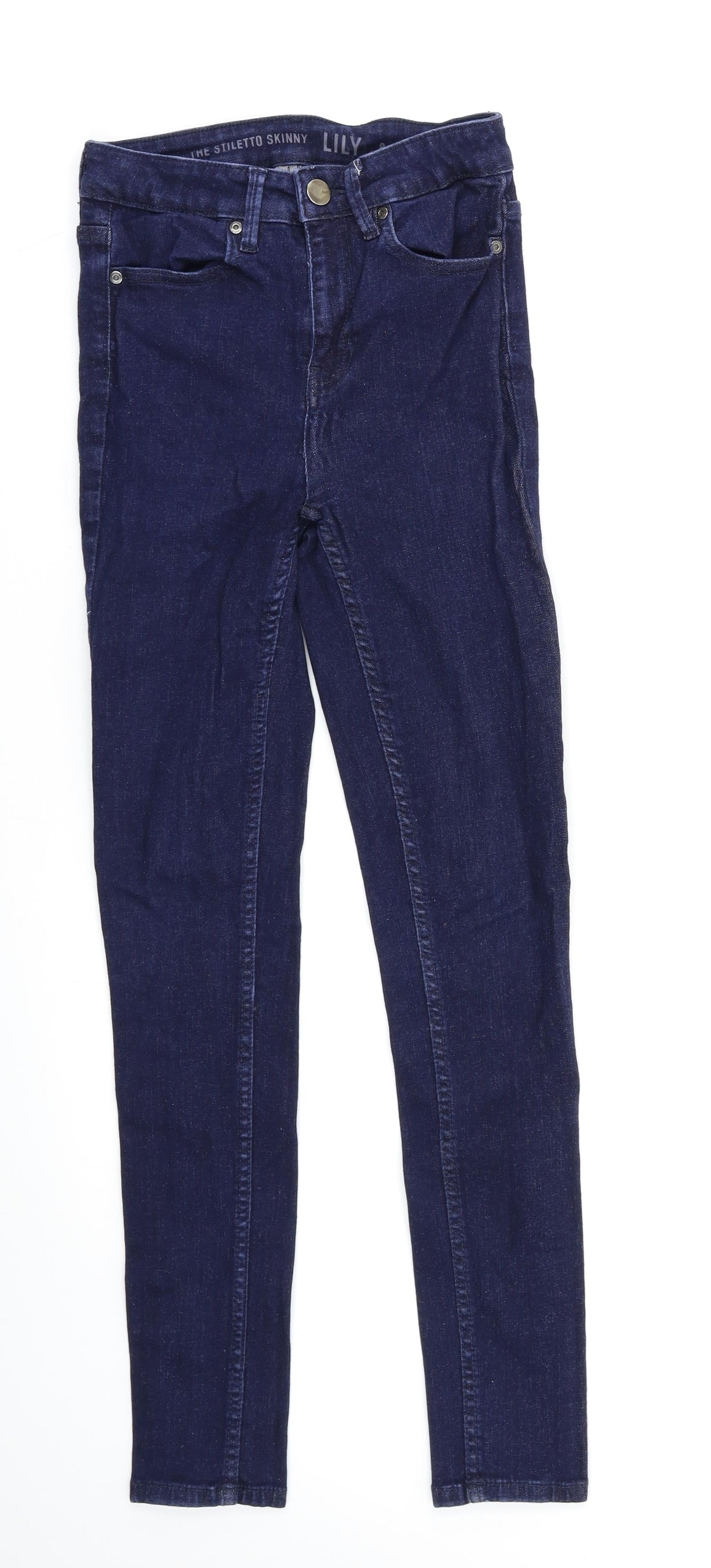 Lily Womens Blue   Skinny Jeans Size 8 L28 in