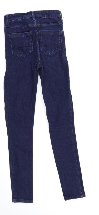 Lily Womens Blue   Skinny Jeans Size 8 L28 in