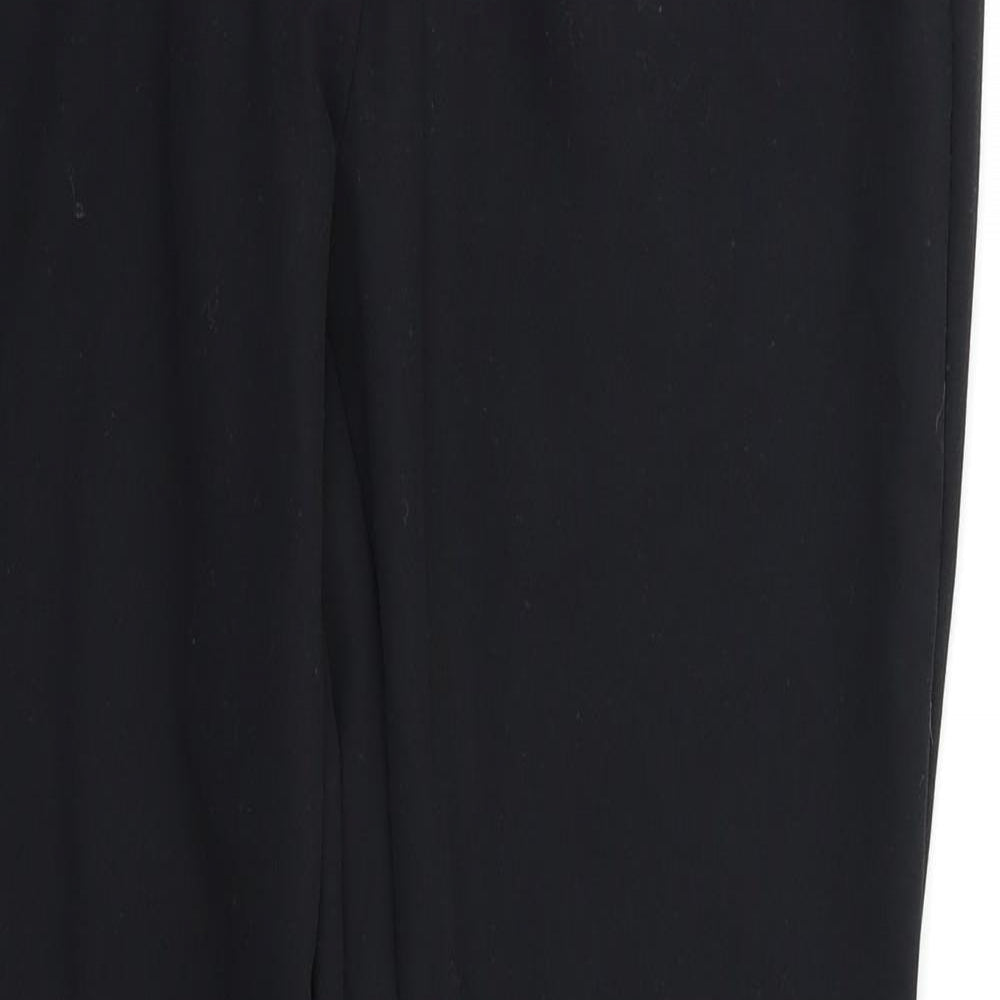 Womens UK Size 10 NEXT Regular Fit Dress Pants Black Trousers