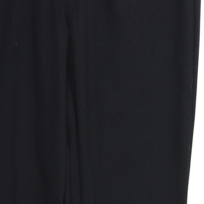 Womens UK Size 10 NEXT Regular Fit Dress Pants Black Trousers