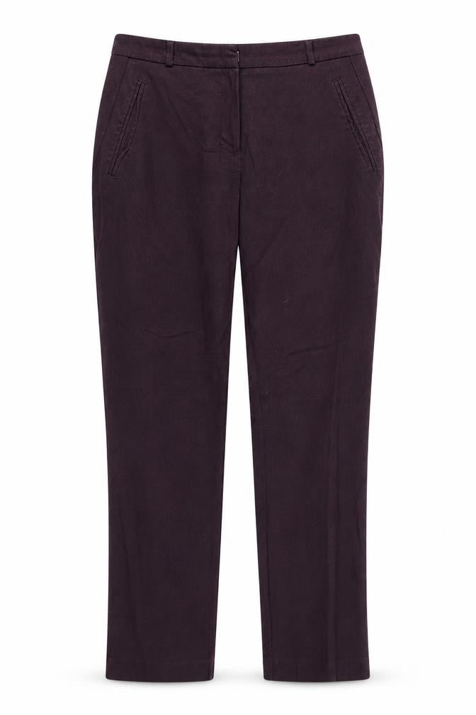 Womens UK Size 10 F&F Regular Fit Dress Pants Purple Trousers