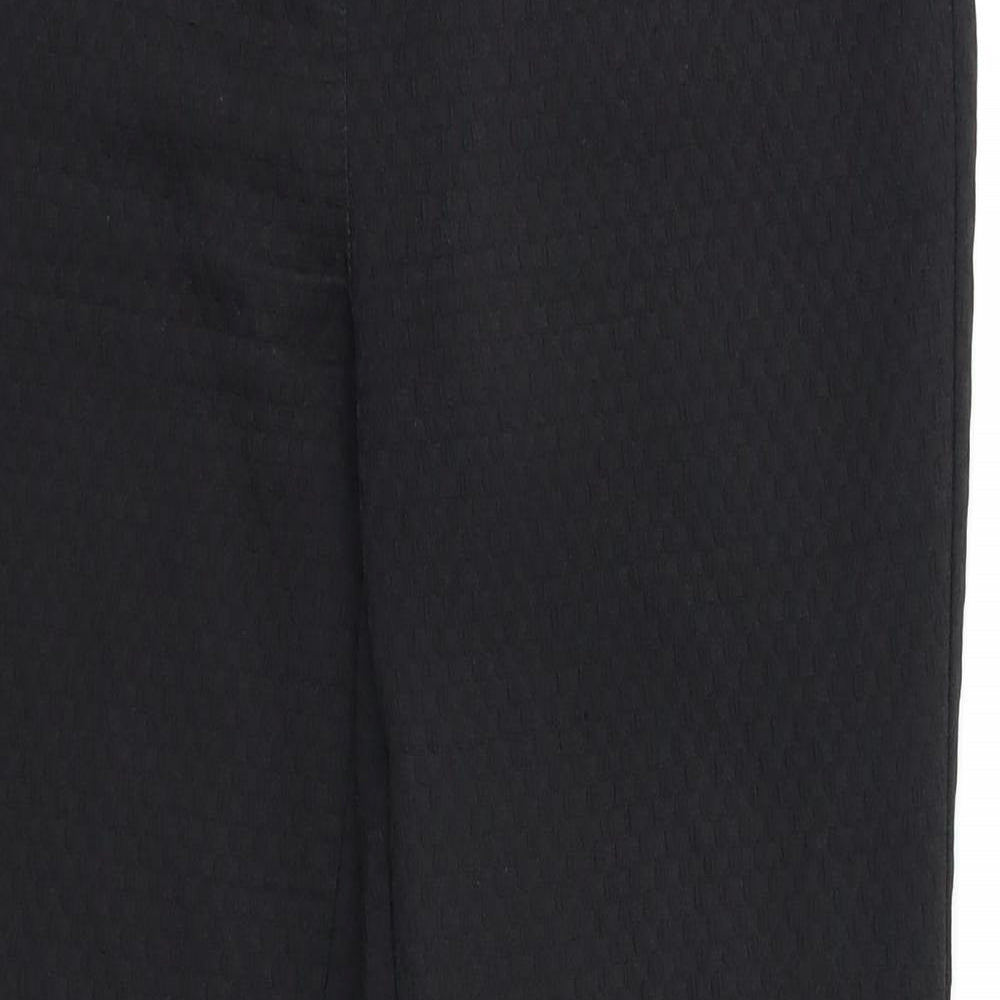 Womens UK Size 8 NEXT Regular Fit Dress Pants Black Trousers