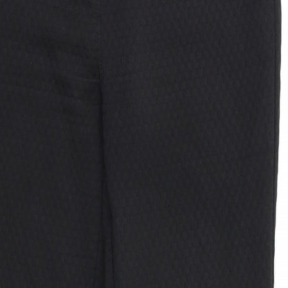 Womens UK Size 8 NEXT Regular Fit Dress Pants Black Trousers
