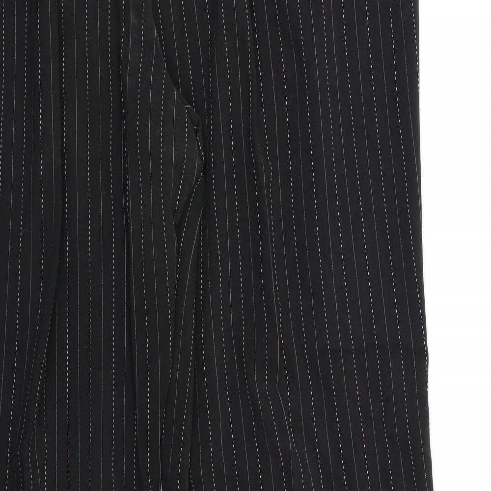 Zona Womens Black Striped  Dress Pants Trousers Size 20 L28 in