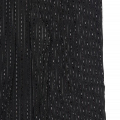 Zona Womens Black Striped  Dress Pants Trousers Size 20 L28 in