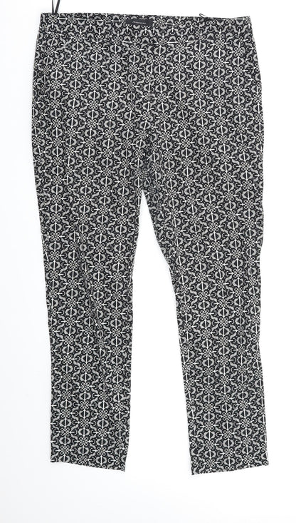 Womens UK Size 12 Atmosphere Regular Fit  Black Trousers