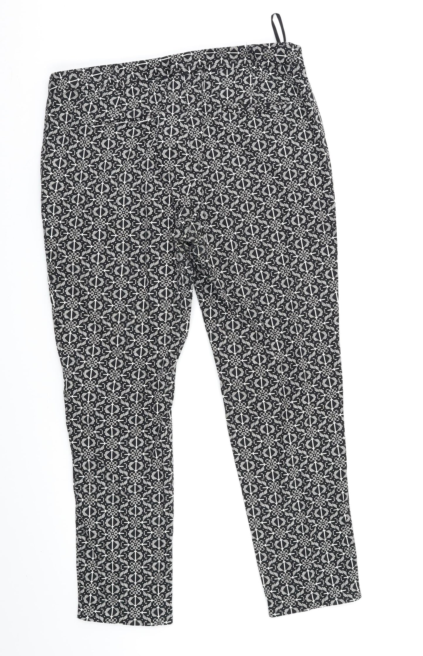 Womens UK Size 12 Atmosphere Regular Fit  Black Trousers