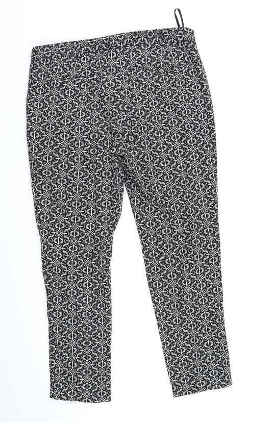 Womens UK Size 12 Atmosphere Regular Fit  Black Trousers