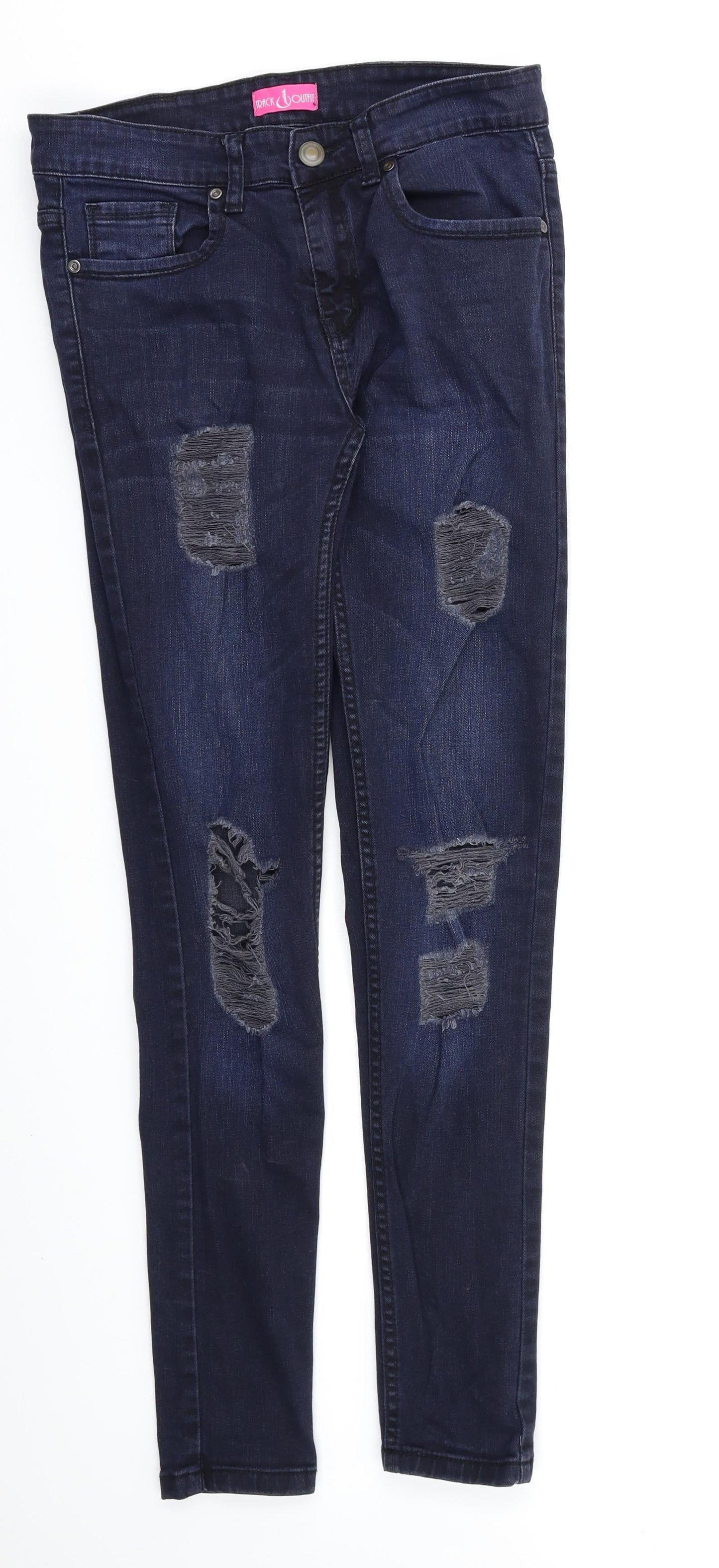 track outfit Womens Blue   Skinny Jeans Size 10 L29 in