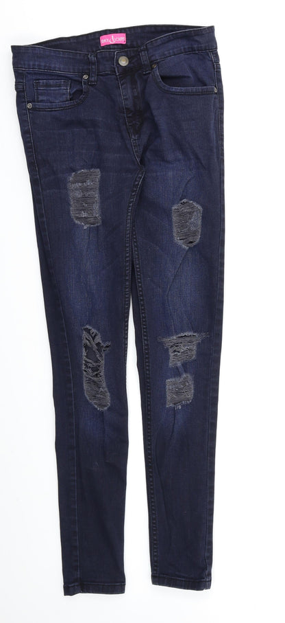 track outfit Womens Blue   Skinny Jeans Size 10 L29 in