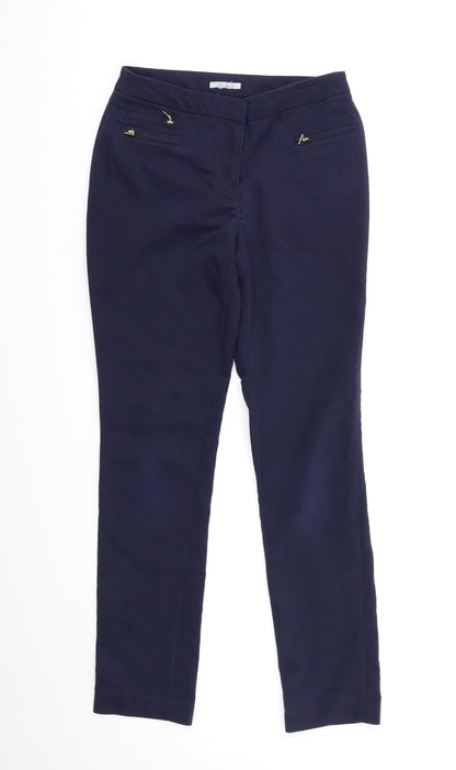 Womens UK Size 10 Preworn Regular Fit  Blue Trousers