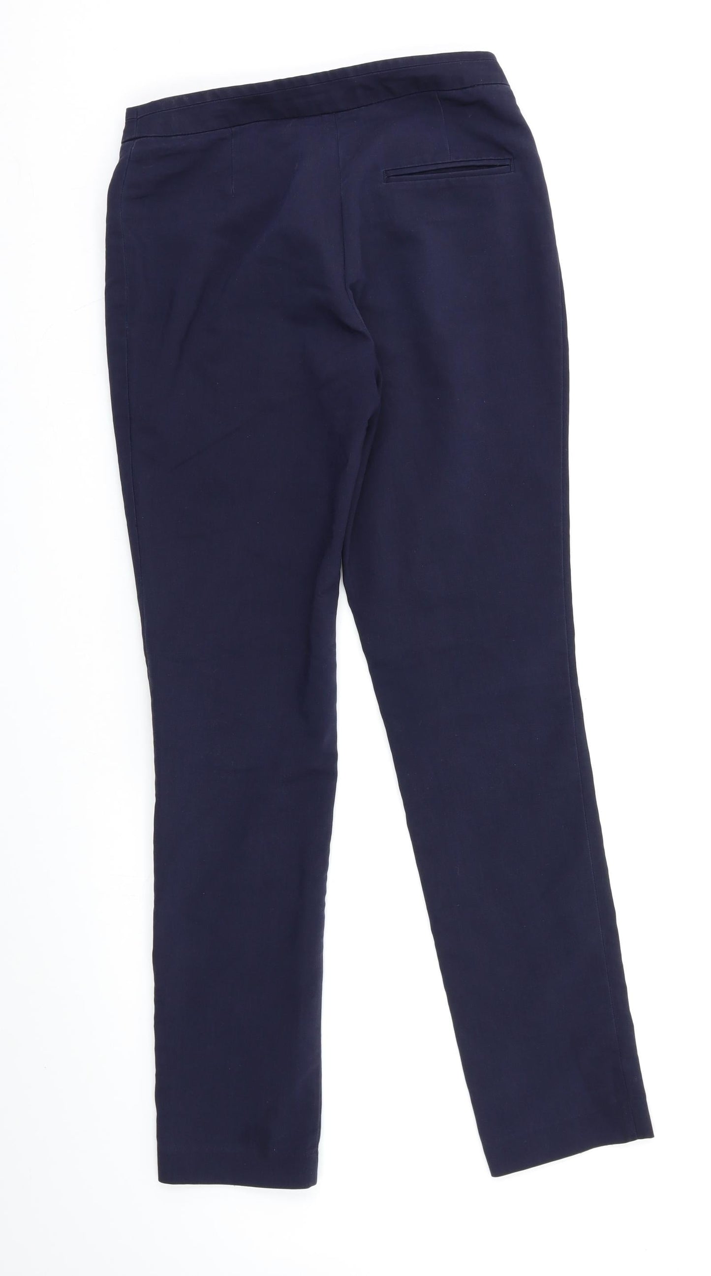 Womens UK Size 10 Preworn Regular Fit  Blue Trousers