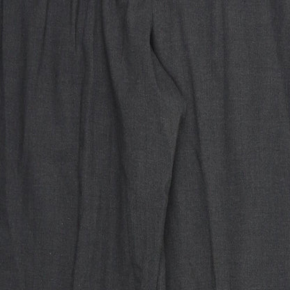 Womens UK Size 16 M&S Regular Fit Dress Pants Grey Trousers