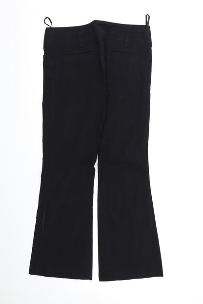 New Look Womens Black   Trousers  Size 12 L27 in