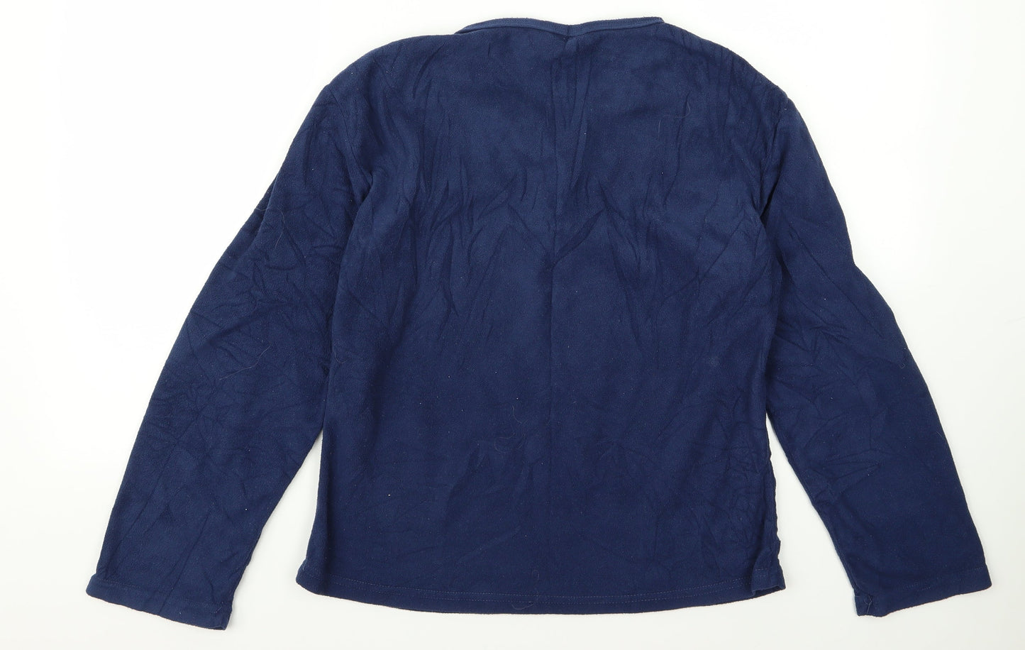 Womens UK Size 10 Preworn Blue Basic T-Shirt