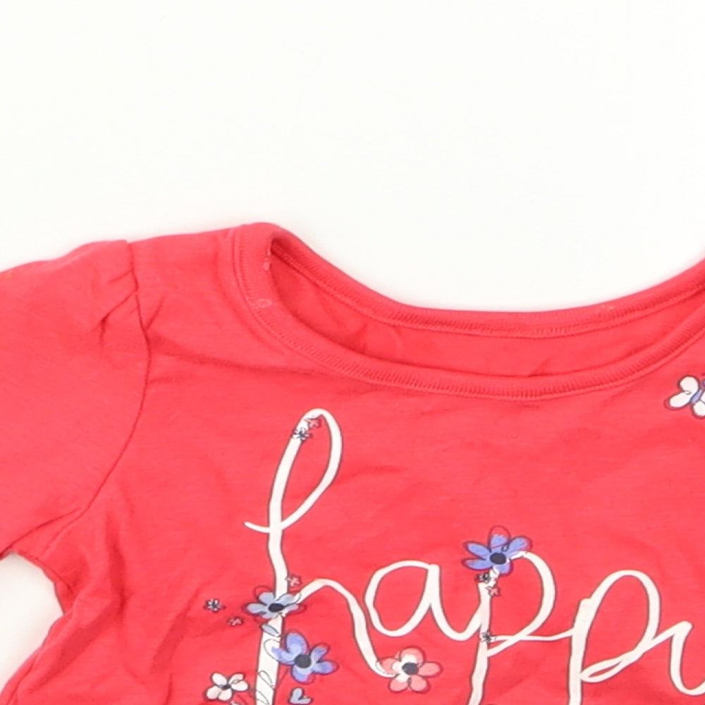 Preworn Girls Red   A-Line  Size Newborn