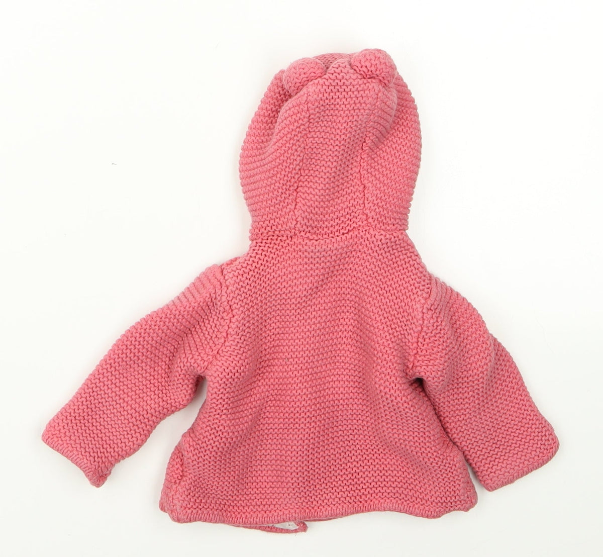 Back view of Preworn Pink Jacket, size 3-6, Months