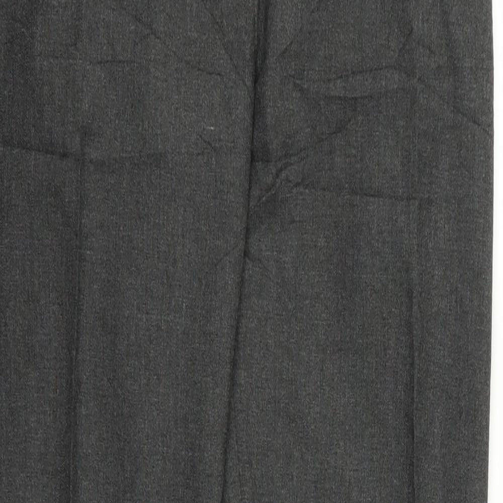 Womens UK Size 34 Preworn Regular Fit  Grey Trousers