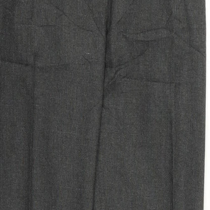Womens UK Size 34 Preworn Regular Fit  Grey Trousers