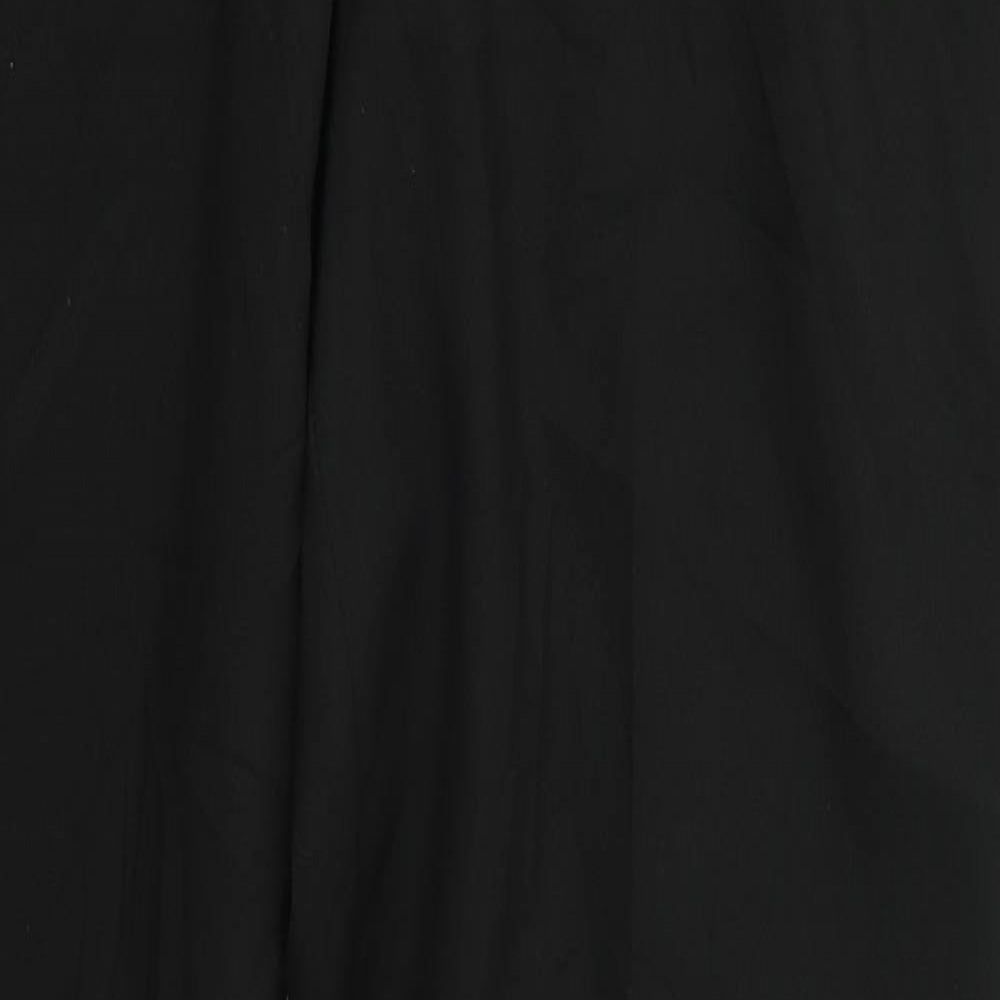 Womens UK Size 34 Preworn Regular Fit  Black Trousers