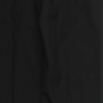 Womens UK Size 34 Preworn Regular Fit  Black Trousers