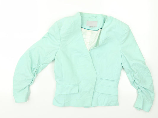 Womens UK Size 6 H&M Green Jacket