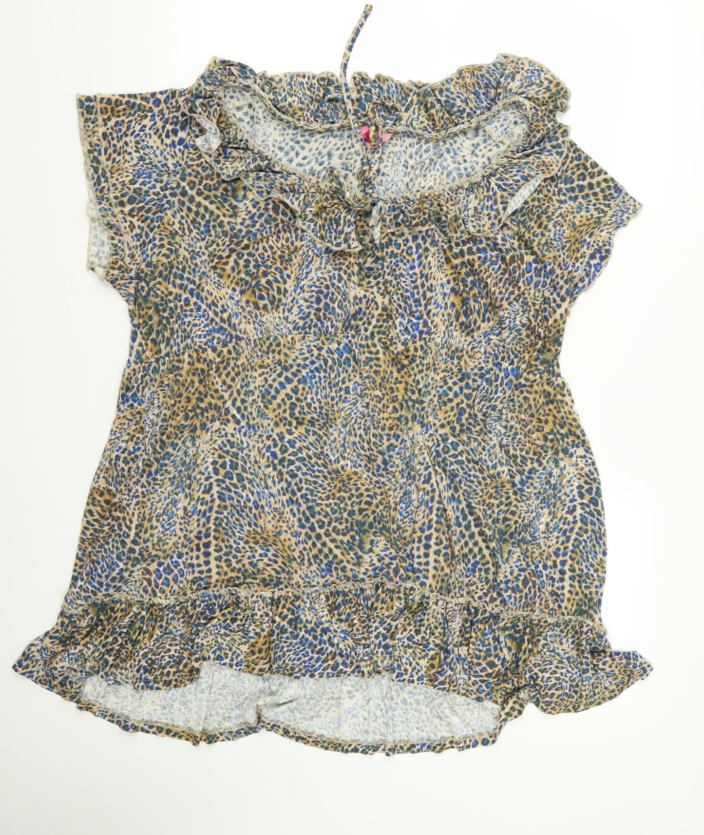 Womens UK Size M Simply Be Multicoloured Basic Blouse