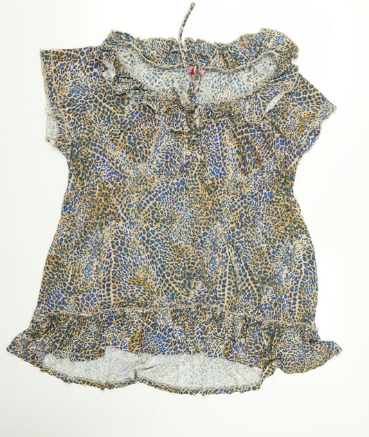 Womens UK Size M Simply Be Multicoloured Basic Blouse
