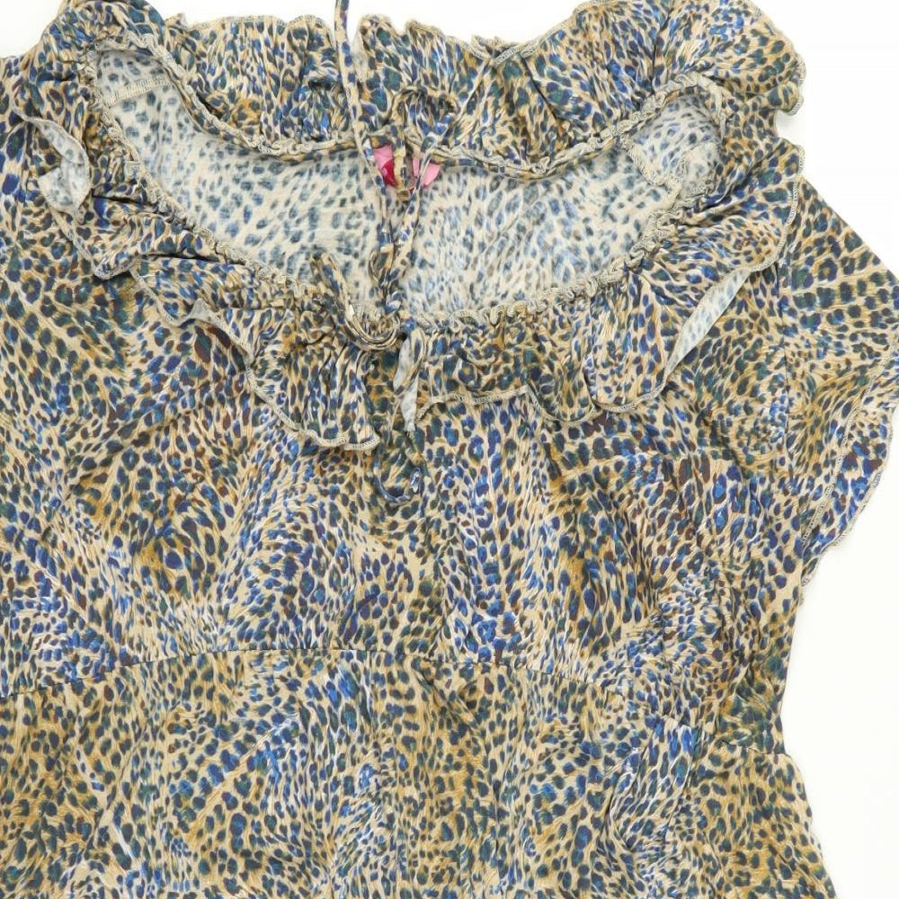 Womens UK Size M Simply Be Multicoloured Basic Blouse