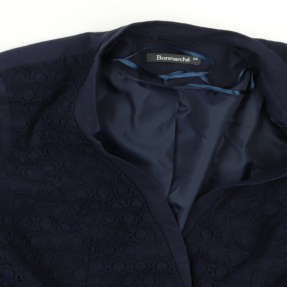 bonmarche Womens Blue   Jacket  Size 14