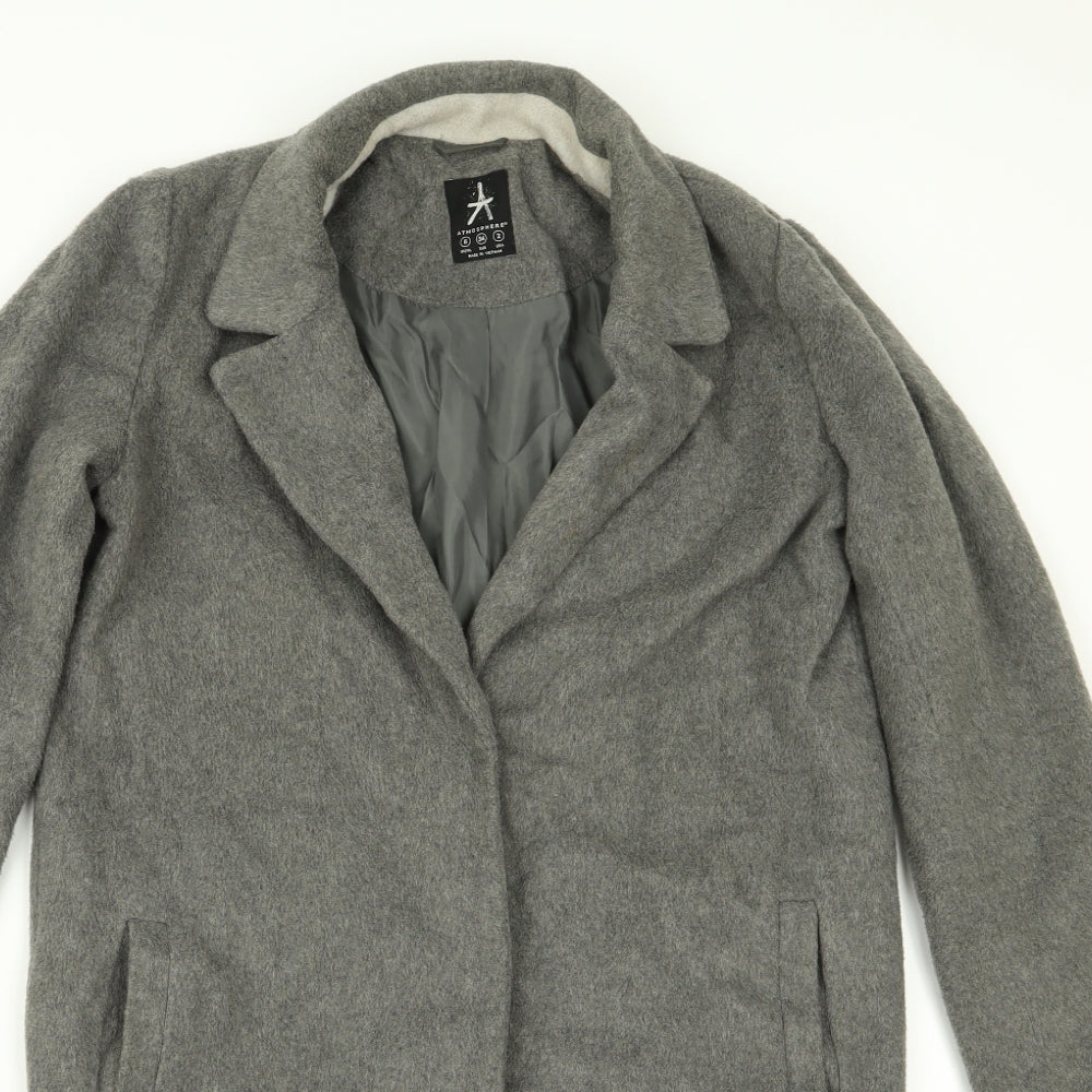 Atmosphere Womens Grey   Overcoat Jacket Size 6