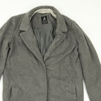 Atmosphere Womens Grey   Overcoat Jacket Size 6